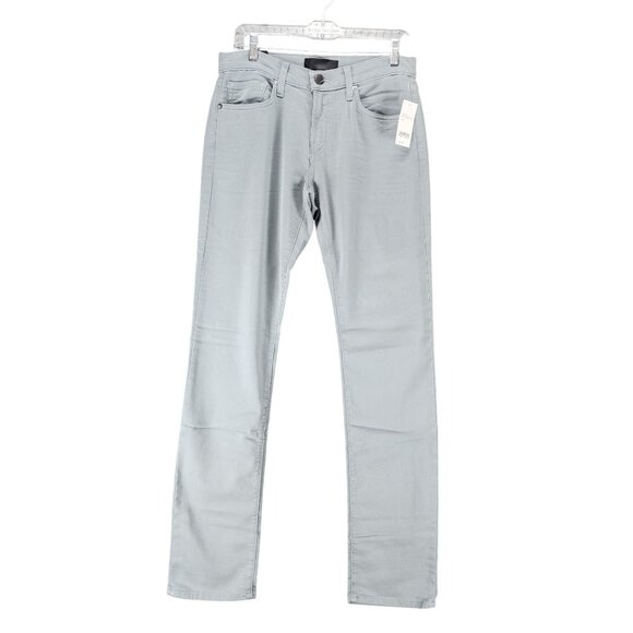 J Brand Jeans Mens 29x34 Kane Gray French Terry Stretch Mid Rise Straight *NWT*